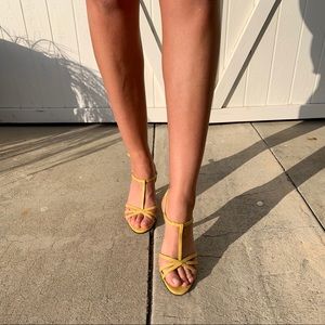 Yellow heels